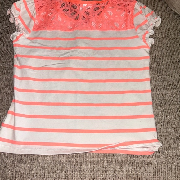 NWOT Disney Elsa Dress - White and Neon Orange size 6x - Picture 4 of 7